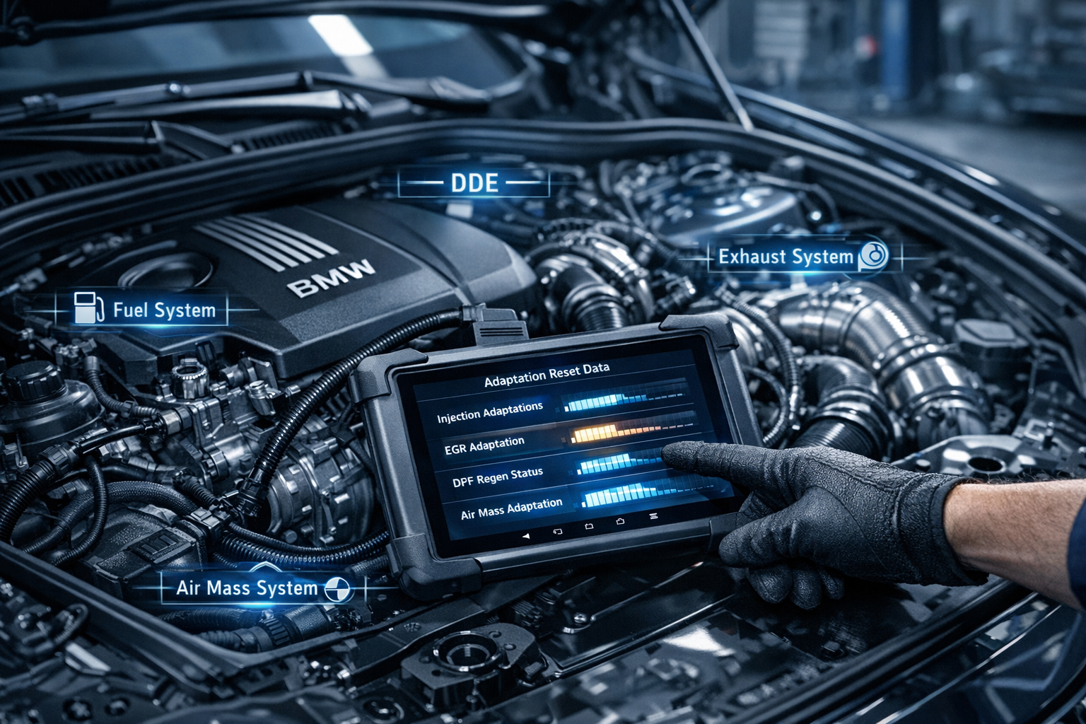 BMW Diesel Adaptation Reset Guide | Exhaust, Fuel & Air Mass Systems

